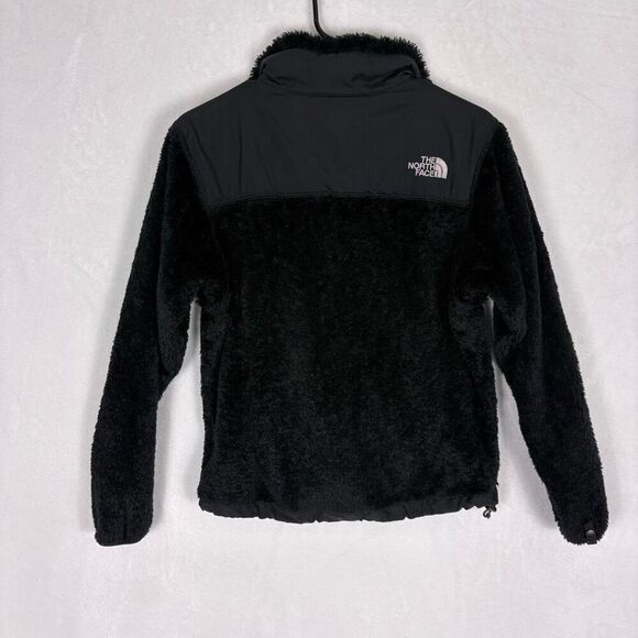 The North Face Black Fuzzy Zip Up Women's Size XS - Picture 8 of 14
